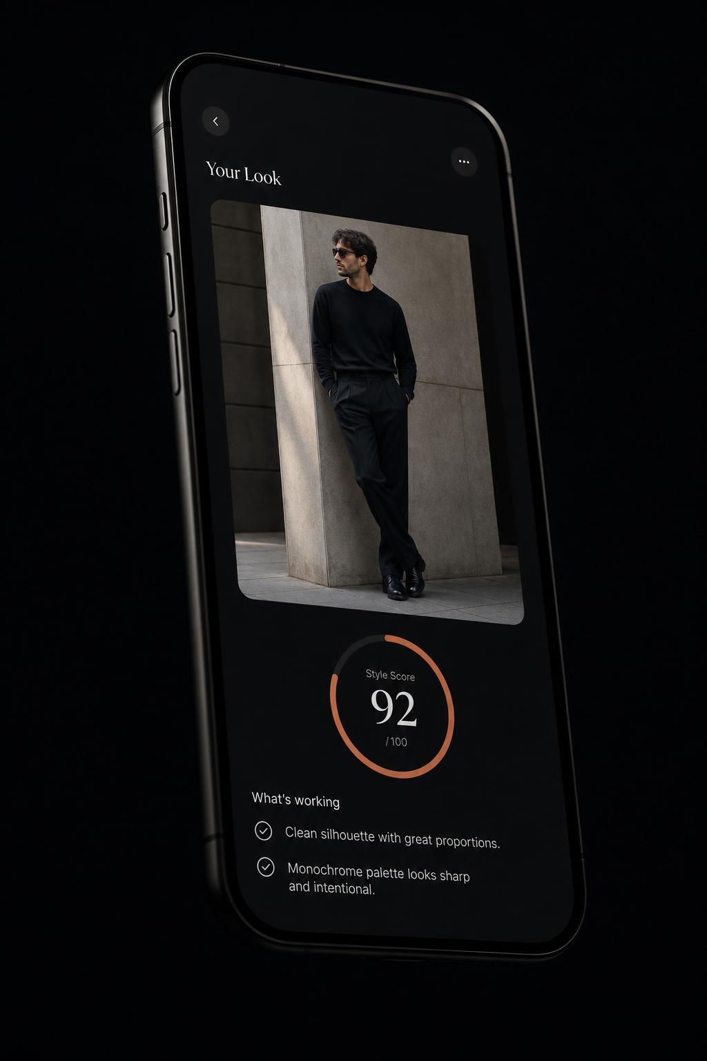 FitCheck — The Style List app screen